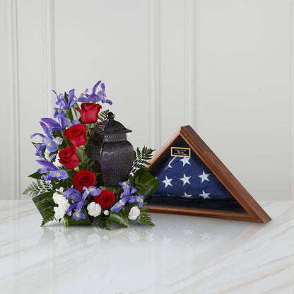 Patriotic Tribute Arrangement –  Awesome Blossom Florist, San Antonio TX