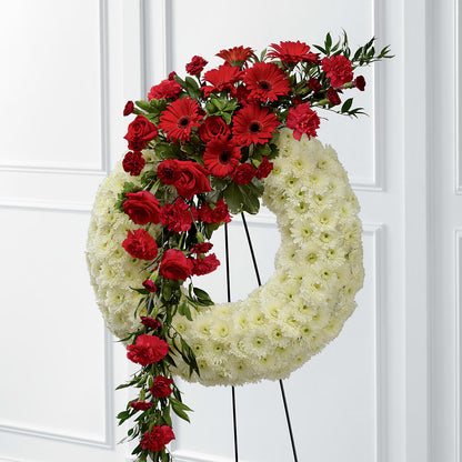 Graceful Tribute Wreath –  Awesome Blossom Florist, San Antonio TX