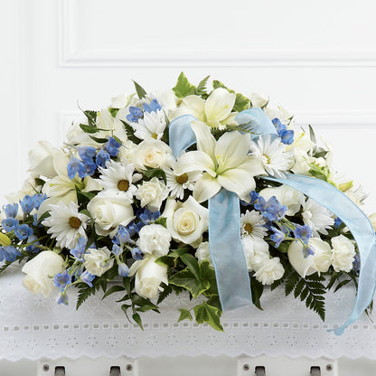 Tender Treasure Casket Spray –  Awesome Blossom Florist, San Antonio TX