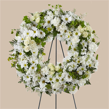 Faithful Wishes Wreath –  Awesome Blossom Florist, San Antonio TX