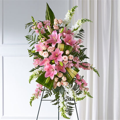 Elegant Embrace Standing Spray –  Awesome Blossom Florist, San Antonio TX