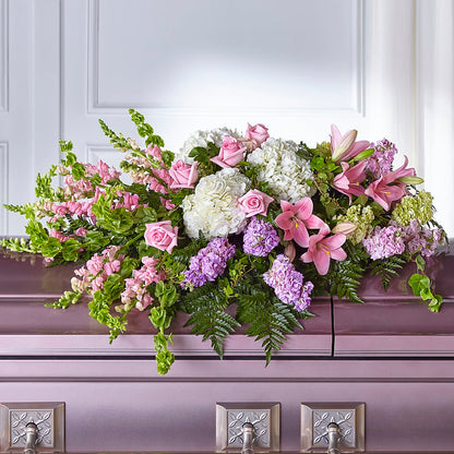 Life's Gratitude Casket Spray –  Awesome Blossom Florist, San Antonio TX