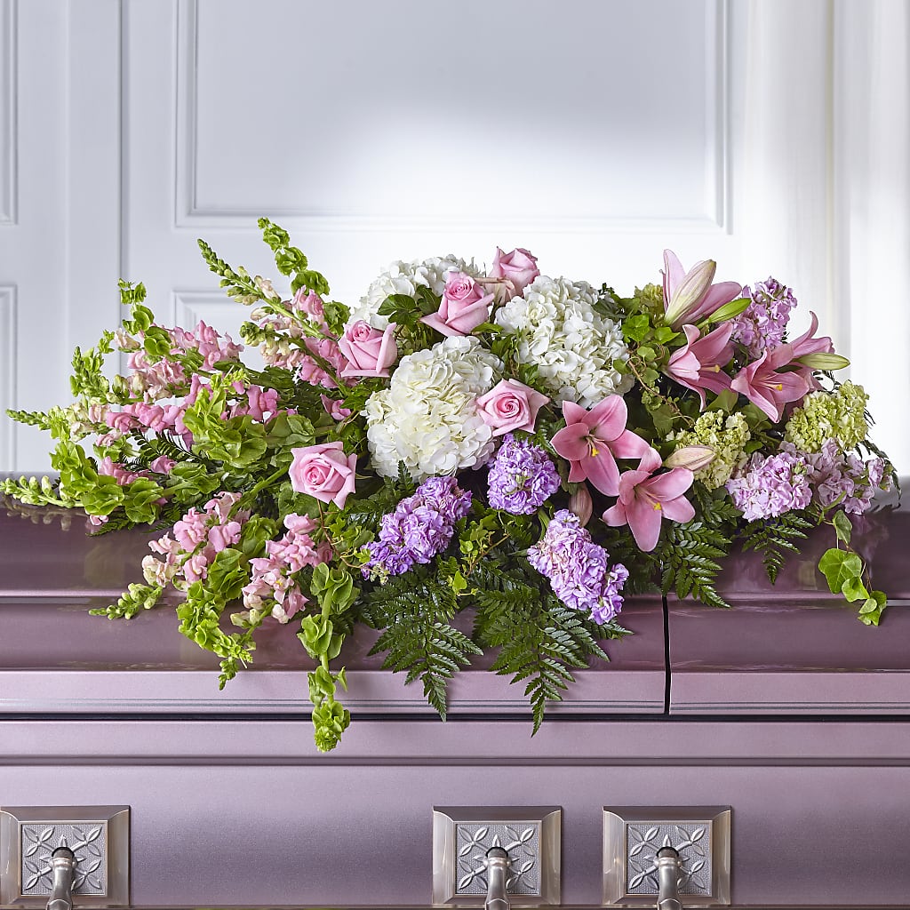 Life's Gratitude Casket Spray –  Awesome Blossom Florist, San Antonio TX