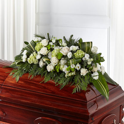 Hopeful Gesture Casket Spray –  Awesome Blossom Florist, San Antonio TX