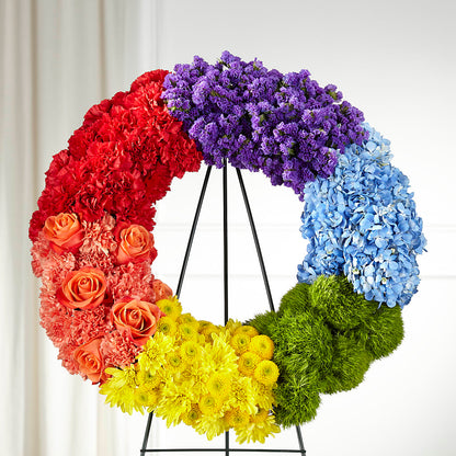 Circle of Love Wreath –  Awesome Blossom Florist, San Antonio TX