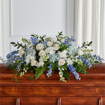 Timeless Essence Casket Spray –  Awesome Blossom Florist, San Antonio TX