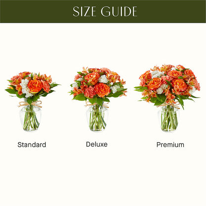 Apricot Glow Bouquet –  Awesome Blossom Florist, San Antonio TX