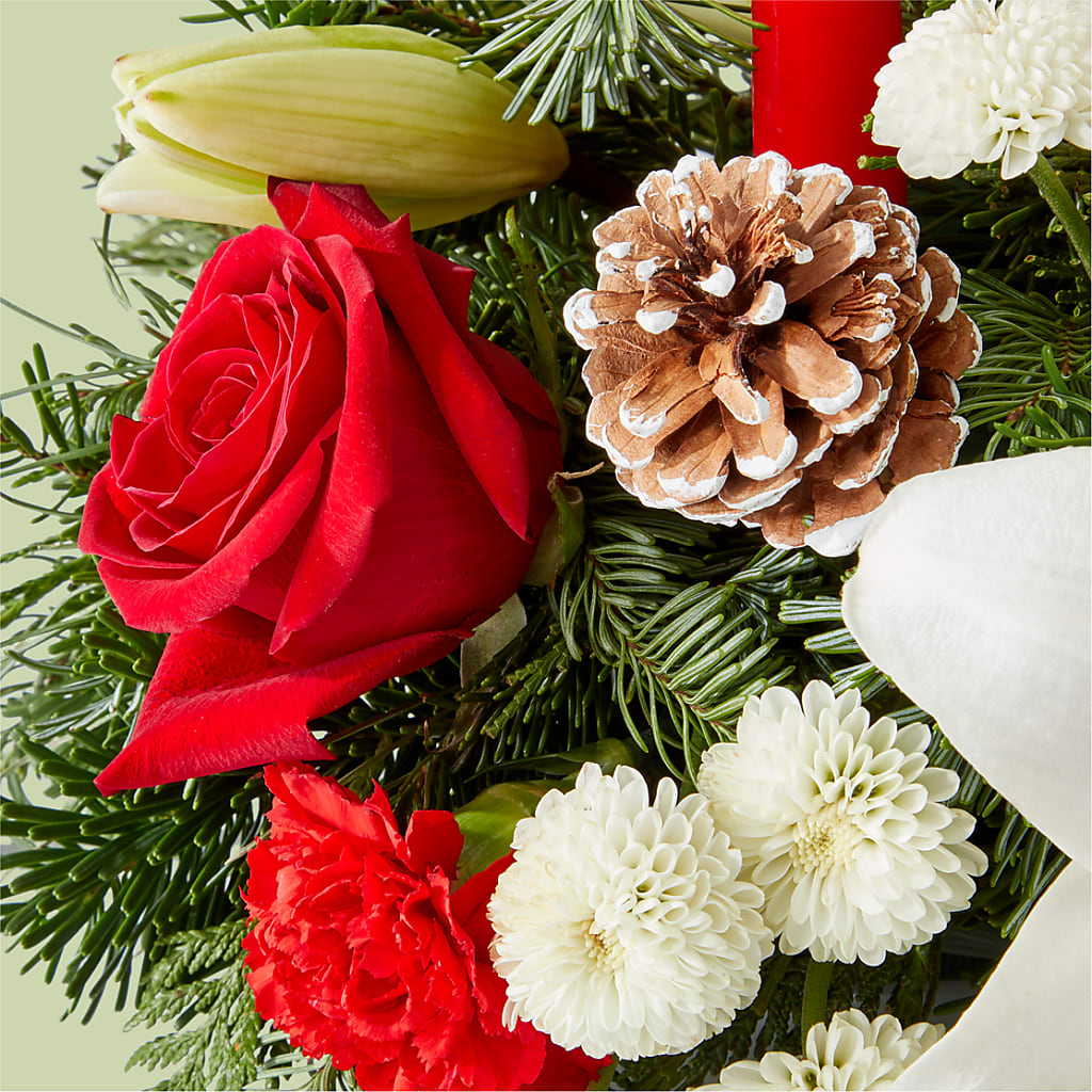 Seasonal Festivities Centerpiece –  Awesome Blossom Florist, San Antonio TX