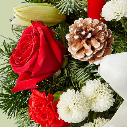 Seasonal Festivities Centerpiece –  Awesome Blossom Florist, San Antonio TX