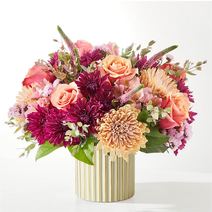 Berry Cobbler Bouquet with Ivory Vase –  Awesome Blossom Florist, San Antonio TX