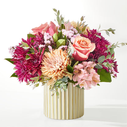Berry Cobbler Bouquet with Ivory Vase –  Awesome Blossom Florist, San Antonio TX