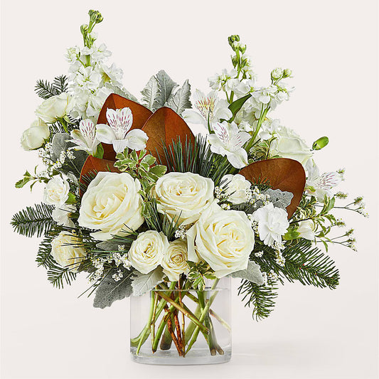 Fresh Snowfall Bouquet –  Awesome Blossom Florist, San Antonio TX