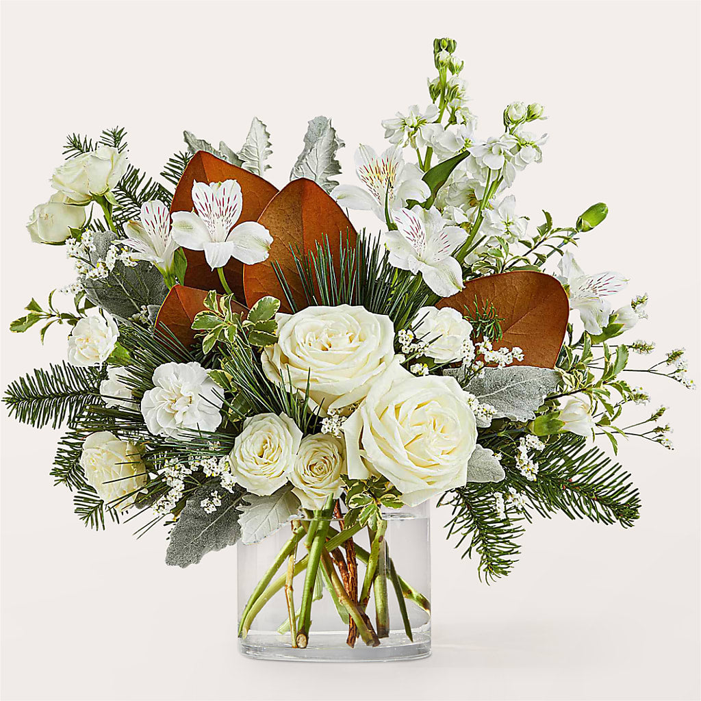 Fresh Snowfall Bouquet –  Awesome Blossom Florist, San Antonio TX