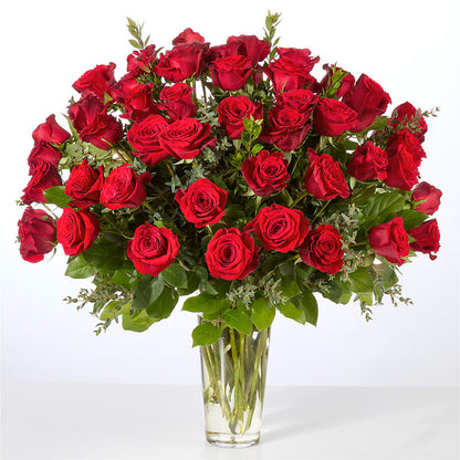 Forever Yours Fifty Stem Red Rose Bouquet –  Awesome Blossom Florist, San Antonio TX