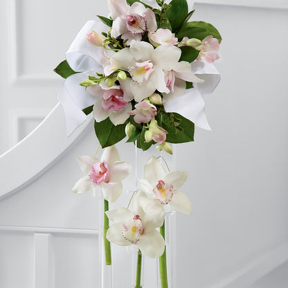Perfect Entrance Pew Arrangement –  Awesome Blossom Florist, San Antonio TX