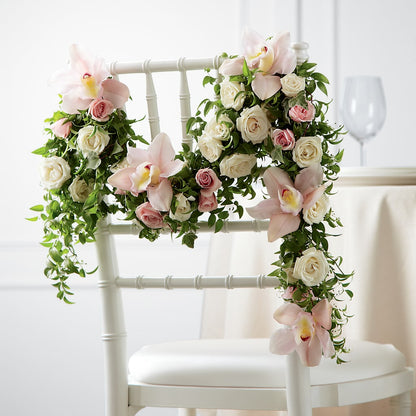 Orchid Rose Chair Décor –  Awesome Blossom Florist, San Antonio TX