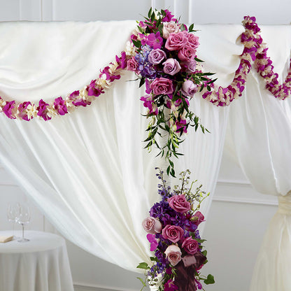 Color & Light Chuppah Decor –  Awesome Blossom Florist, San Antonio TX