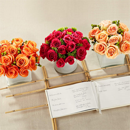 Dawn Rose Centerpiece –  Awesome Blossom Florist, San Antonio TX